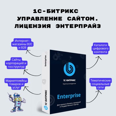1С-Битрикс: Управление сайтом. Лицензия Энтерпрайз - купить в Мишке-Овраге